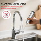 Rechargeable Milk Frother – Handheld Foam Maker & Drink Mixer