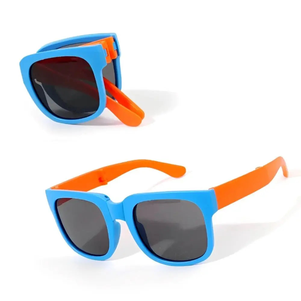 Square Foldable Kids UV400 Sunglasses for Boys & Girls