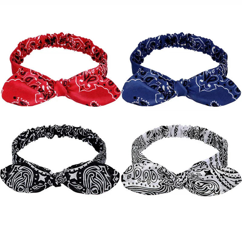 Boho Cross Knot Elastic Headband for Women