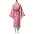 Nezuko Kamado Anime Cosplay Costume – Demon Slayer Kids Outfit