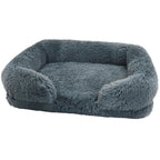 Dog Bed Dog Plush Pet Bed Winter Thickened Pad Dog Sleeping Bed Sofa Removable Pad Dog Small Large Dog Square Kennel