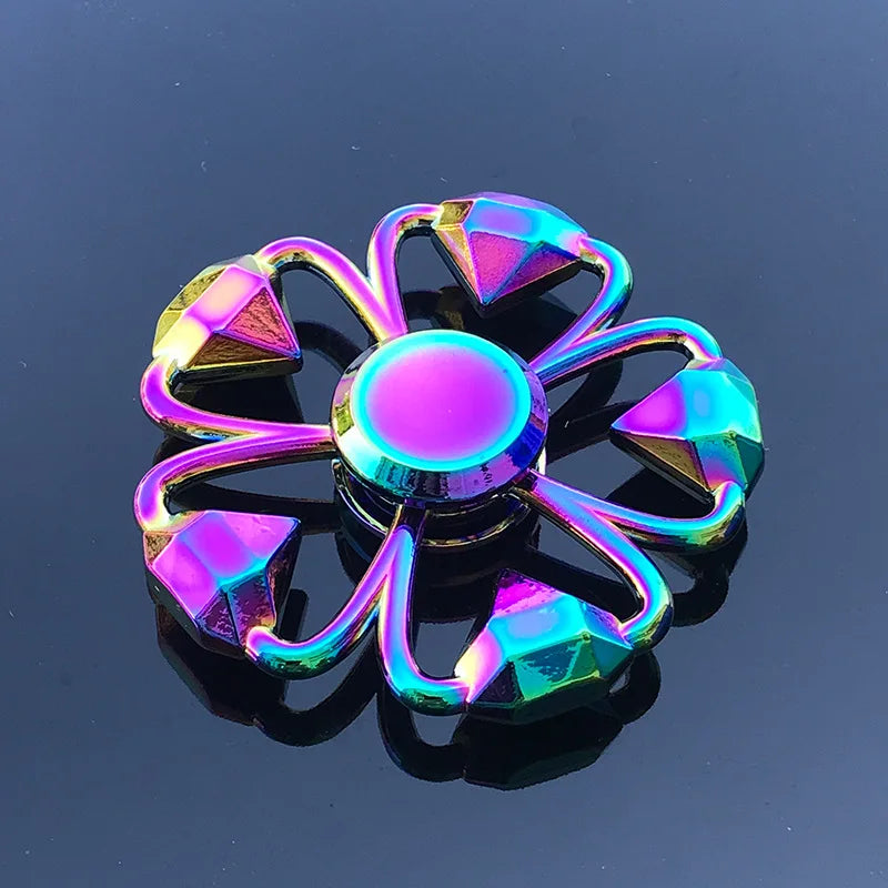 Rainbow Metal High-Speed Fidget Spinner