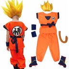 Son Goku Anime Cosplay Costume Set – Kids & Adult Outfit
