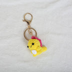 Mini Animal Crochet Keychain Cute Knitted Doll Keyring