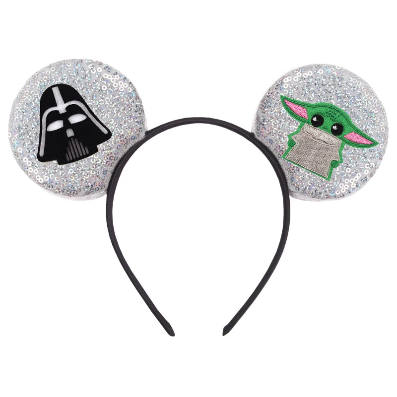 Boys Cute Mouse Ears Headbands Mickey Mouse Hairband With No Bow Party Festival Cosplay Christmas Birthdays Hair Accessories