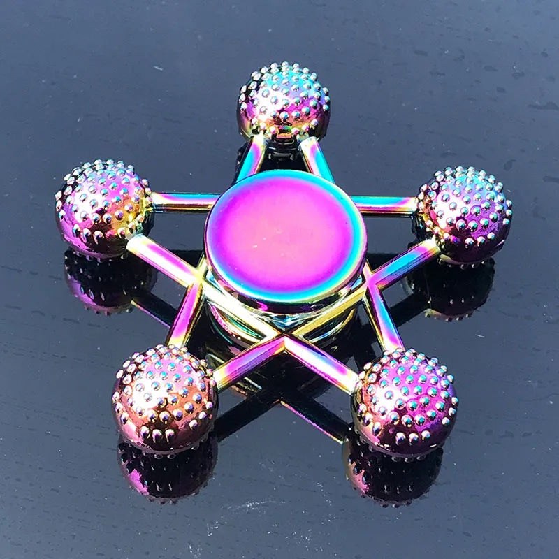 Rainbow Metal High-Speed Fidget Spinner