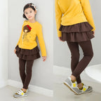 Kids Leggings for Toddler Baby Girls Pants Spring Autumn Fake Two Skirt-Pants Children Trousers Cotton Legging 2-10 Y