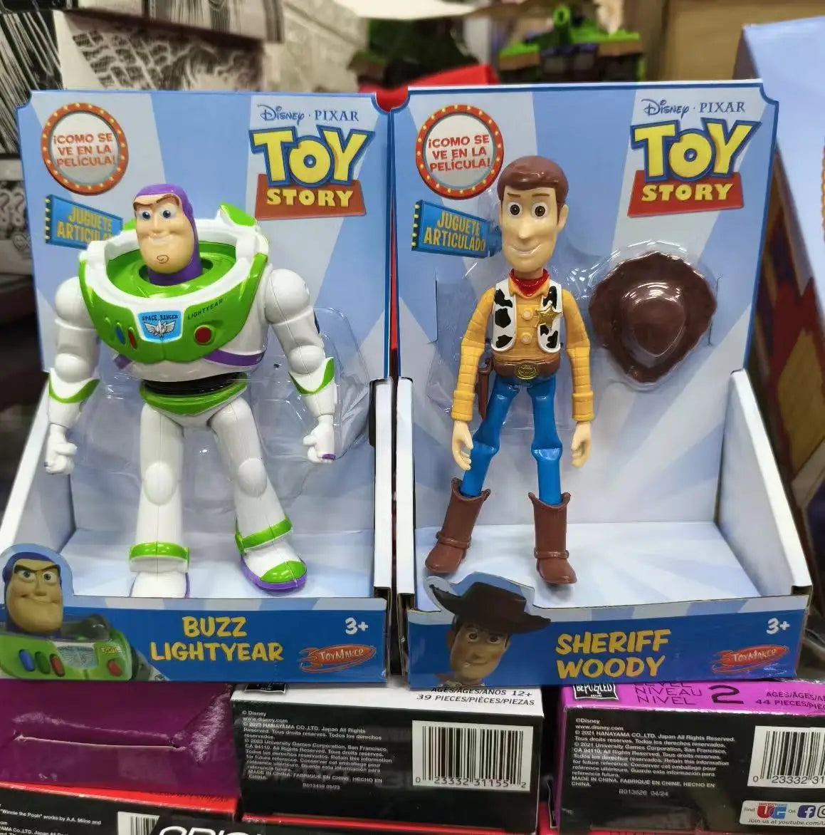 Toy Story Buzz Lightyear Woody Figure – Collectible Kids Toy Model