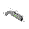 Portable Cap Gun Bottle Opener – Creative Flying Cap Launcher Bar Tool