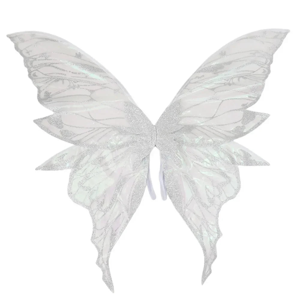 1PC Adults Fairy Wings Girls Sparkling Angel Wings Butterfly Costume Wings Halloween Costume Dress up Party Favor Christmas Gift