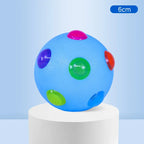 Dog TPR Glow Ball 3 Color Flashing Elastic Teeth Cleaning Anti Choke Training Interactive Pet Toy  Safe Chew Resistant Non Toxic