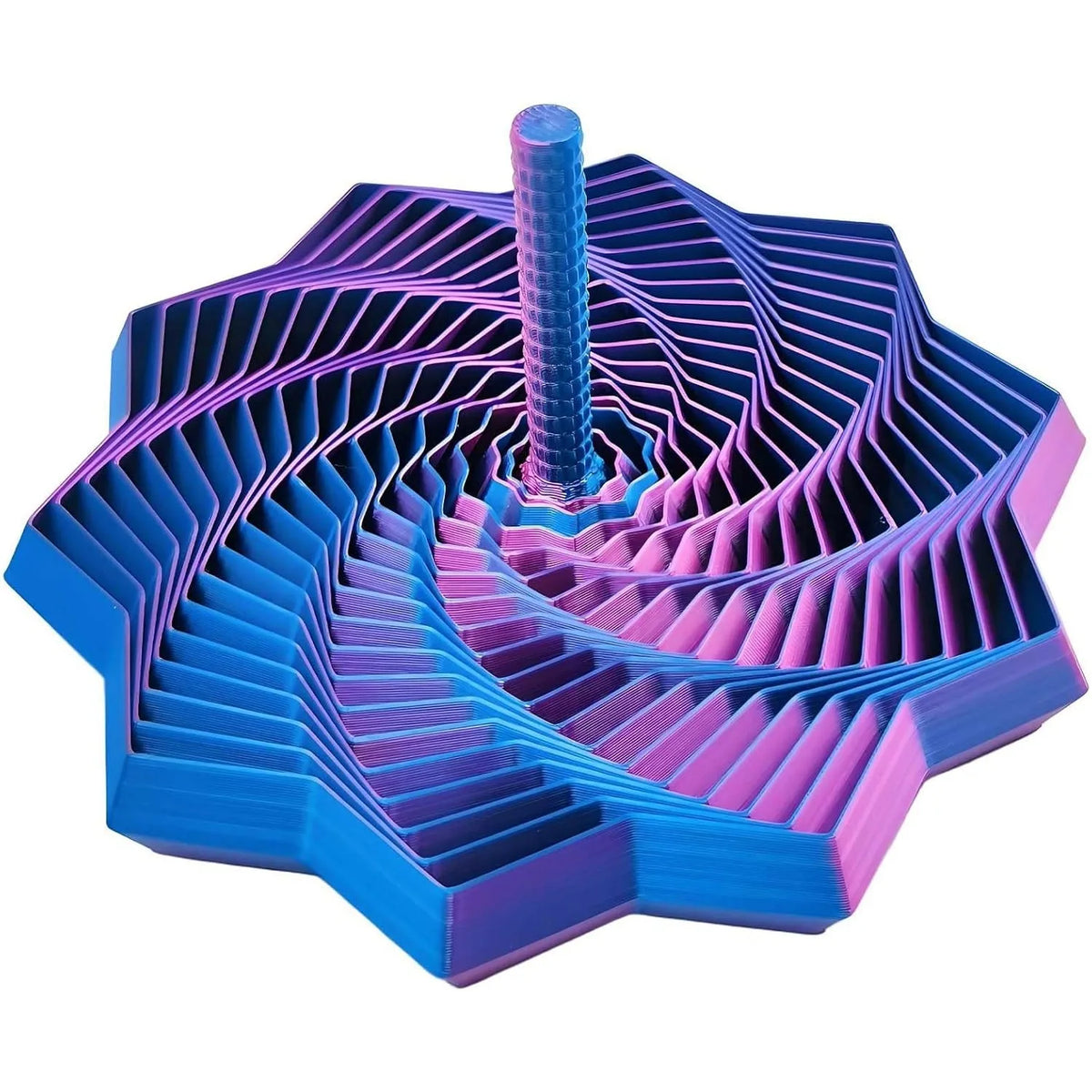 3D Printed Fidget Star Spinner – Sensory Stress Relief Toy