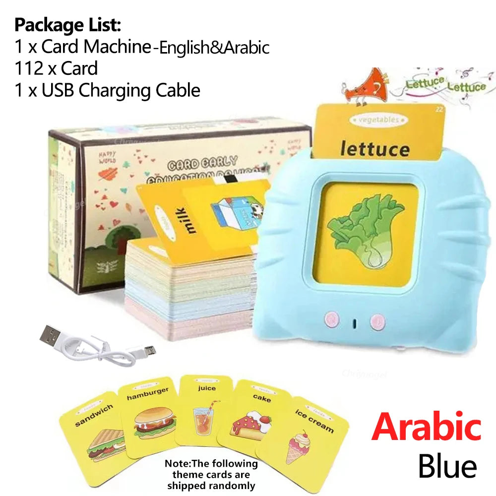 Talking Flash Cards Early Learning Educational Toy for Kids