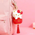 Sanrio Hello Kitty & Kuromi Plush Keychain Bag Charm