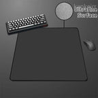 Black Speed Mouse Pad Pure Color High Elastic Non-slip Bottom Gaming Mouse Mat Premium E-Sports Mousepad Ultrafine Surfa Deskmat