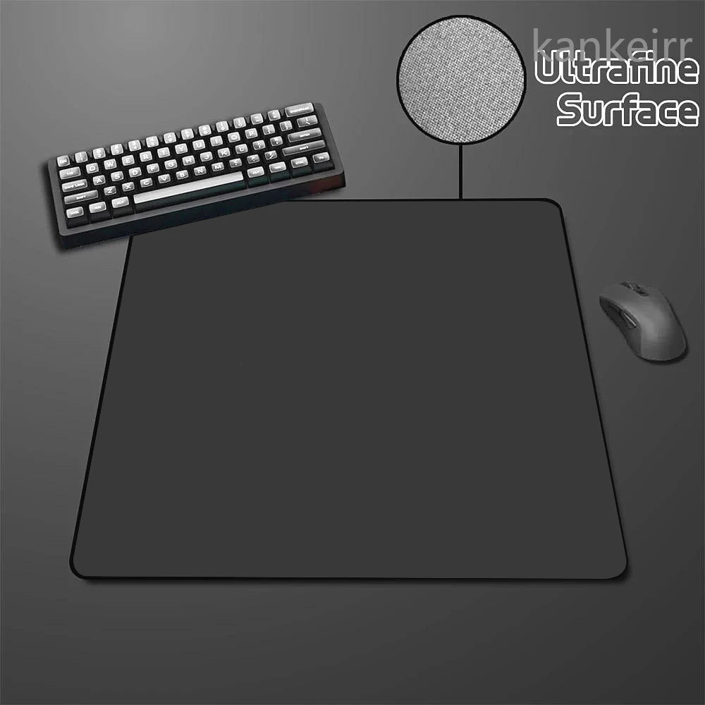 Black Speed Mouse Pad Pure Color High Elastic Non-slip Bottom Gaming Mouse Mat Premium E-Sports Mousepad Ultrafine Surfa Deskmat
