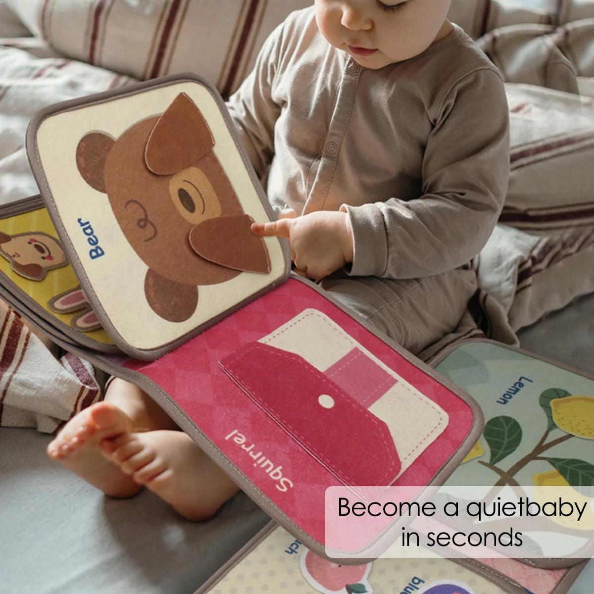 Montessori Busy Book – Sensory Learning & Cognitive Toy