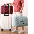 Portable Foldable Travel Duffle Bag Large Capacity Lightweight Carry-On Gym Bag
