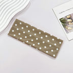 Polka Dot Yoga Elastic Sweat-Absorbing Headband for Women
