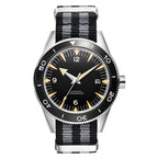 41MM Sapphire Glass 100m Waterproof Japan  Automatic Luminous Mens Watch Nylon Strap