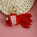 Ocean Animal Crochet Keychain Tropical Fish Bag Charm
