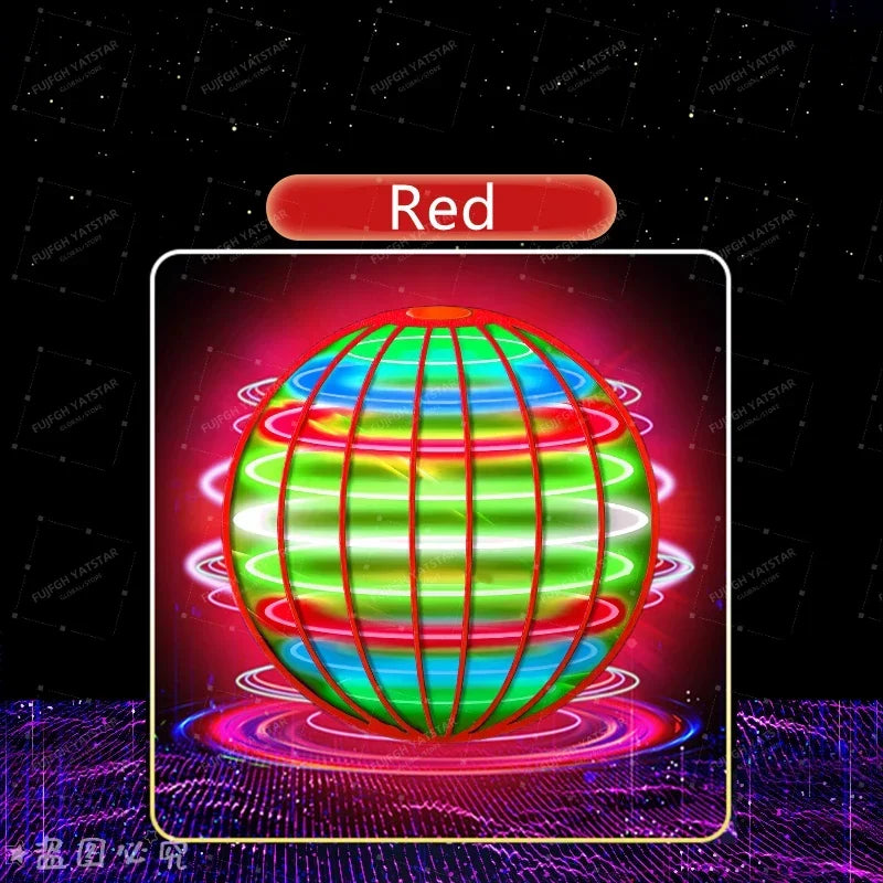 LED Flying Boomerang Ball Hand Controlled Spinner Toy for Kids