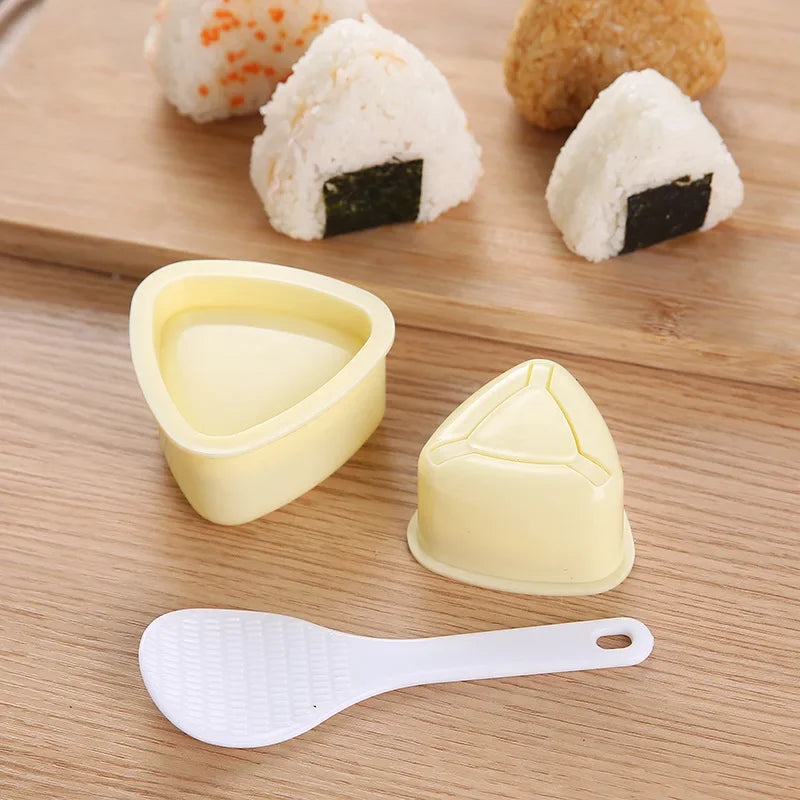 Onigiri Mold Sushi Press Kit for Perfect Japanese Rice Balls Maker