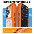 Magnetic Frosted For Magsafe Shockproof Case For iPhone 18 17 16 Pro 15 14 13 Max Translucent Wireless Charge Anti-fall Cover