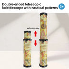 Classic Retractable Three Mirror Kaleidoscope Educational Toy