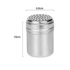 Stainless Steel Seasoning Jar with Rotating Lid for Salt and Spices