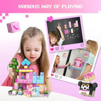 Magnetic Building Blocks Mine World Castle & Villa STEM Construction Set
