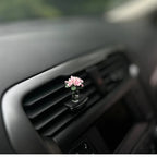Dainty Roses Car Center Console Window Ornament, mini Cute Car Accessories, Ladies Car Personality Beautiful Interior Ornaments