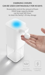 Automatic Foaming Soap Dispenser Touchless Induction Hand Washer Smart Soap Dispenser for Home Hotel Bathroom