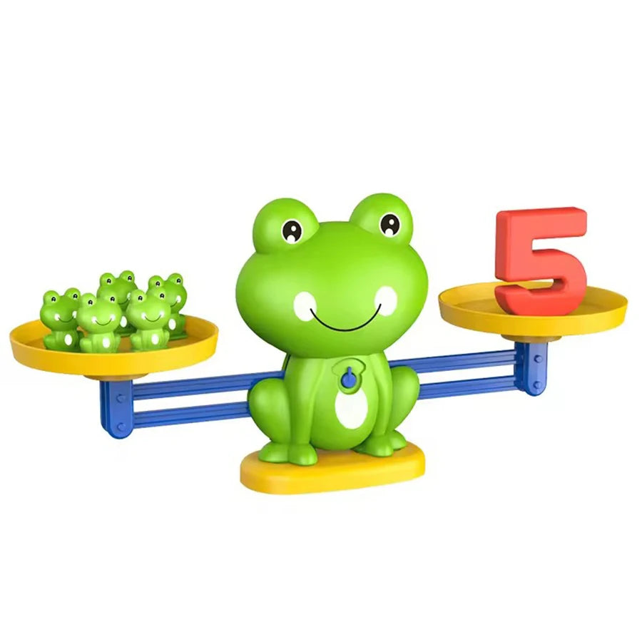 Frog Balance Math Toy Montessori Learning Game for Kids