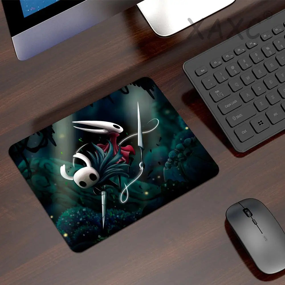Hollow Knight Anime Game Mouse Pad For Small Size Gaming Mouse Pad Gamer Company Keyboard Mouse Mats Carpet Computer Desk Mats
