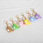 Mini Animal Crochet Keychain Cute Knitted Doll Keyring