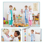 Kids Doctor Nurse Cosplay Costume – Surgical Uniform Role Play Outfit