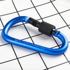 Tactical Aluminum Carabiner Keychain Set for Outdoor Everyday Carry