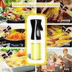 Dual-Use Oil Spray Bottle – Cooking Mister & BBQ Oil Brush