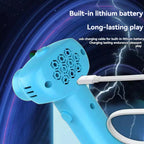 Glow-in-the-Dark Rope Launcher Toy for Kids and Adults, Rechargeable LED Luminous String, Handheld Stress Relief Game Gift Fun