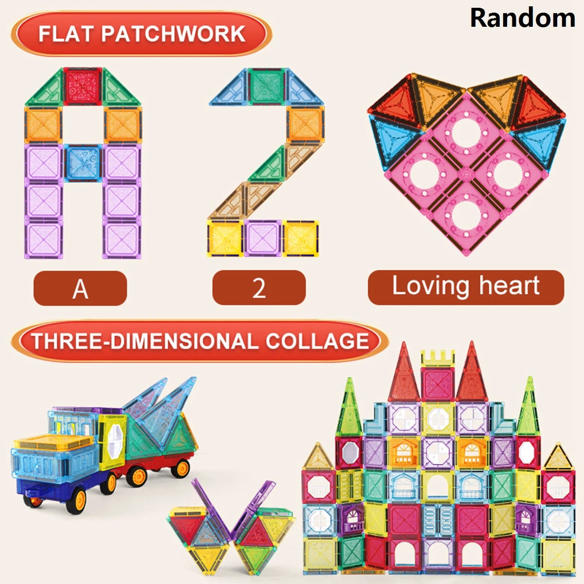 Magnetic Tiles STEM Building Blocks Educational Toy for Kids