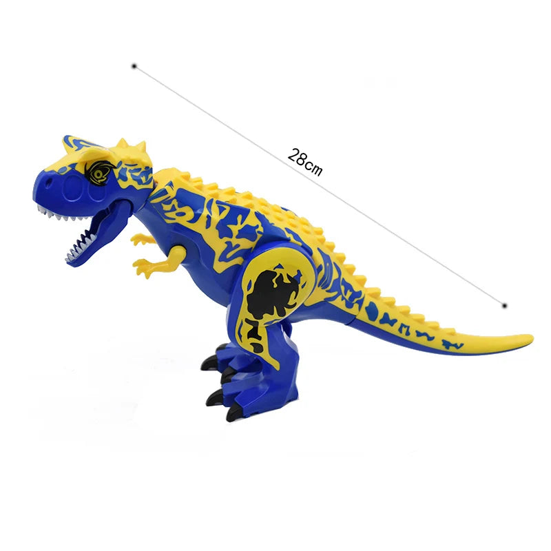 Jurassic Raptor Building Blocks Mini Dinosaur Construction Toy Set
