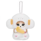 Kawaii Mofusand Sanrio Plush Keychain Anime Bag Charm