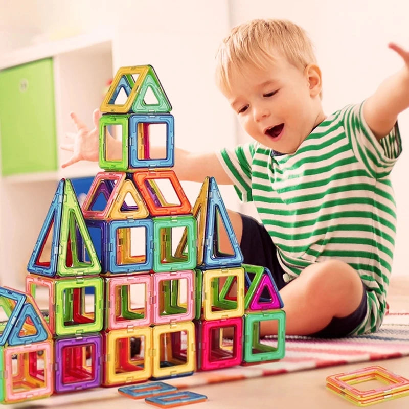 Magnetic Building Blocks DIY STEM Construction Set for Kids