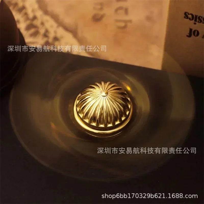 Golden Snitch-Inspired Metal Fidget Spinner Stress Relief Toy