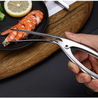 Stainless Steel Shrimp Deveiner – Ergonomic Fishbone Seafood Preparation Tool