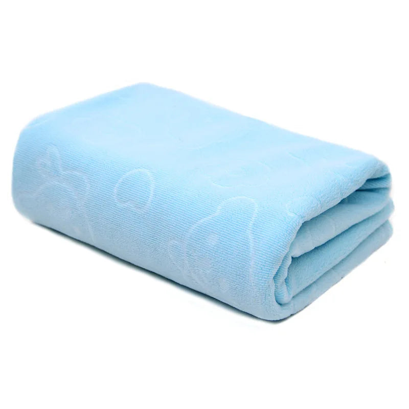 Pet Bath Towel Bathroom Towels Super Absorb Soft Comfort Drying Dogs and Cats Towels Soft Fiberdog Bath Towel Pets Bath Supplies