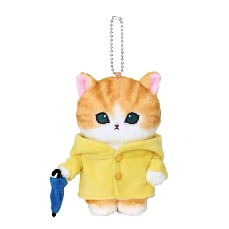 Mofusand Travel Plush Keychain Anime Cat Bag Charm Gift Toy