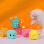 Smart Interactive Catnip Ball Toy for Indoor Cats and Kittens Play