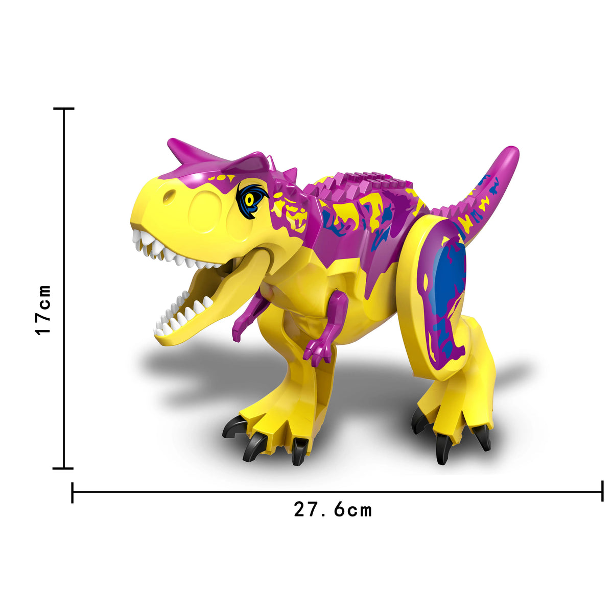 Jurassic Raptor Building Blocks Mini Dinosaur Construction Toy Set